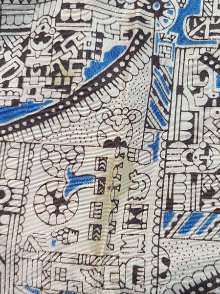 Aztec Novelty Print Dress <br> (B-34" W-28" H-37")