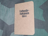 Repro Luftwaffe-Notizbuch 1944 Notebook