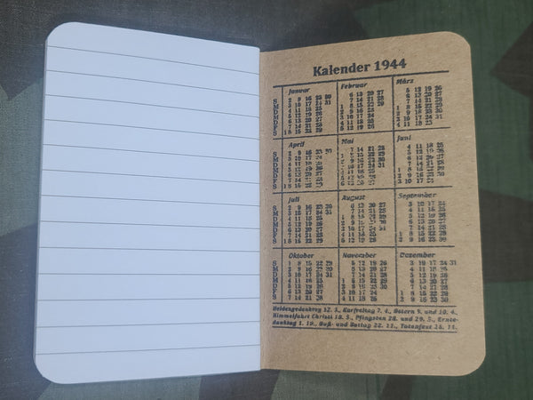 Repro Wehrmacht-Notizbuch 1944 Notebook