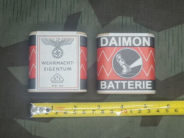 Reproduction German 4.5v Flashlight Battery