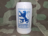 Stoneware Löwenbräu Muenchen Krug 1L