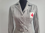 American Red Cross Gray Lady Uniform Dress & Hat <br> (B-38" W-29" H-37")