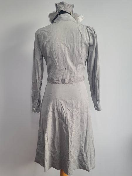 American Red Cross Gray Lady Uniform Dress & Hat <br> (B-38" W-29" H-37")