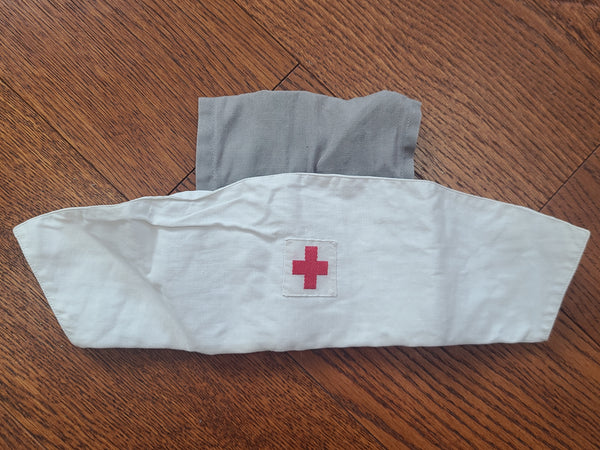 American Red Cross Gray Lady Uniform Dress & Hat <br> (B-38" W-29" H-37")