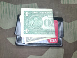 NOS German Black Wallet with Coin Purse