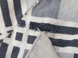 Gray and Yellow Plaid Dress <br> (B-38" W-29" H-34")