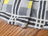 Gray and Yellow Plaid Dress <br> (B-38" W-29" H-34")