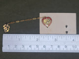 Always in my Heart USMC Sweetheart Chain Pin Sterling
