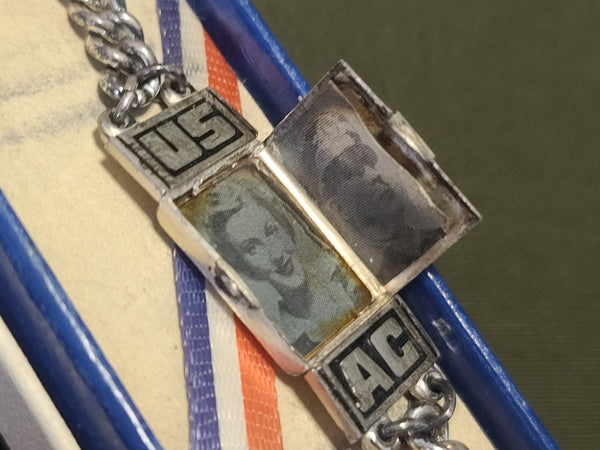 Army Air Corps Locket ID Bracelet in Box