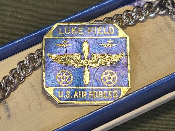 Army Air Corps Locket ID Bracelet in Box