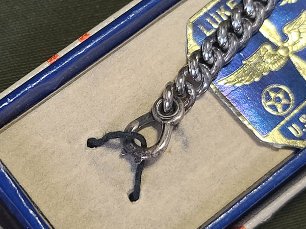 Army Air Corps Locket ID Bracelet in Box