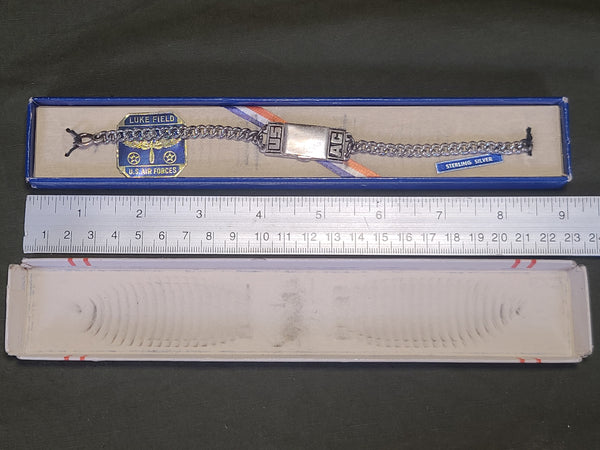 Army Air Corps Locket ID Bracelet in Box