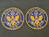 Army Sweetheart Patch Mirror in Envelope