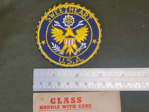 Army Sweetheart Patch Mirror in Envelope