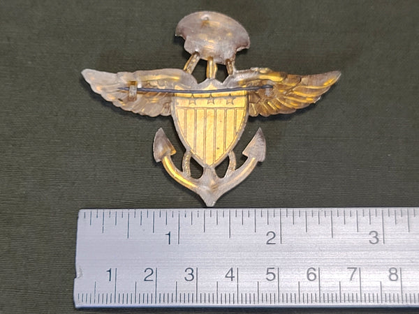 Navy Pilot Celluloid Sweetheart Pin