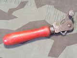 Red Wood Handle Can and Bottle Opener