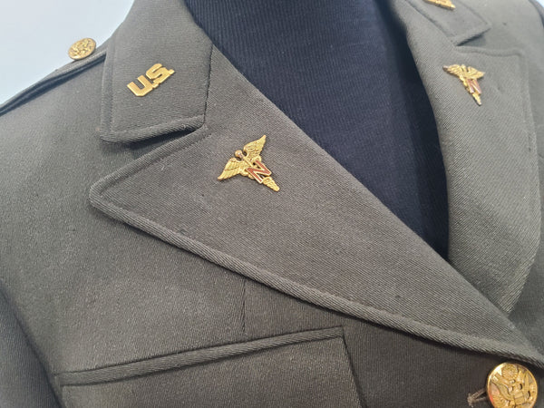 Army Nurse Stetson Officer Private Purchase Jacket (AS-IS) <br> (B-39" W-34")