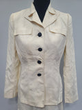 Navy WAVES White Uniform Jacket & Skirt <br> (B-38" W-26" H-38")