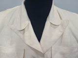 Navy WAVES White Uniform Jacket & Skirt <br> (B-38" W-26" H-38")