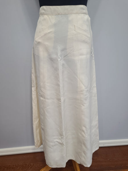 Navy WAVES White Uniform Jacket & Skirt <br> (B-38" W-26" H-38")
