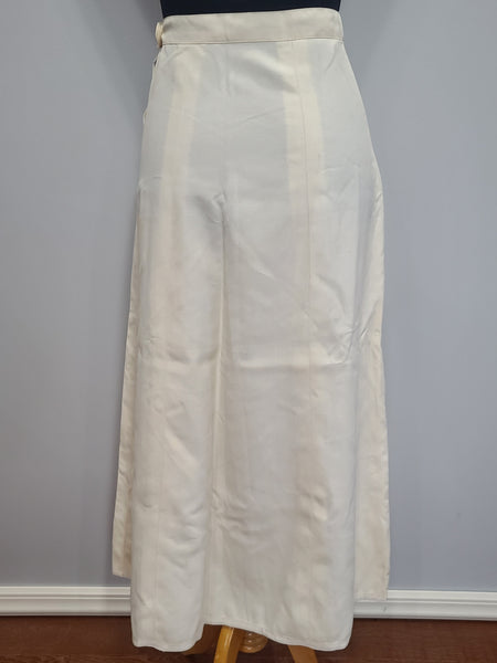 Navy WAVES White Uniform Jacket & Skirt <br> (B-38" W-26" H-38")