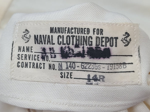 Navy WAVES White Uniform Jacket & Skirt <br> (B-38" W-26" H-38")