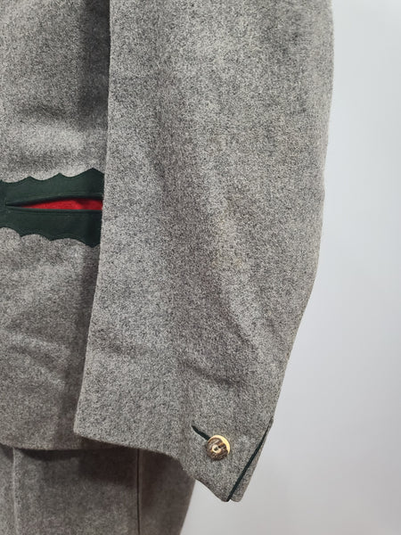 Vintage German Men's Trachten Jacket and Trousers (32" Waist)