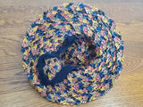 German Colorful Straw Tilt Hat