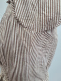 ANC Seersucker Hospital Dress and Hat <br> (B-36" W-26.5" H-36")