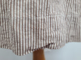 ANC Seersucker Hospital Dress and Hat <br> (B-36" W-26.5" H-36")