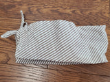 ANC Seersucker Hospital Dress and Hat <br> (B-36" W-26.5" H-36")