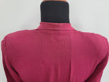 Fuchsia Rayon Dress <br> (B-37" W-30" H-42")