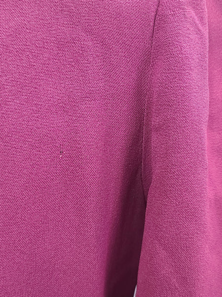 Fuchsia Rayon Dress <br> (B-37" W-30" H-42")