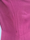 Fuchsia Rayon Dress <br> (B-37" W-30" H-42")