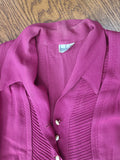 Fuchsia Rayon Dress <br> (B-37" W-30" H-42")