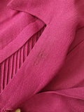 Fuchsia Rayon Dress <br> (B-37" W-30" H-42")