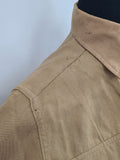 AS-IS Women's Khaki Wool Blouse <br> (39" Bust)