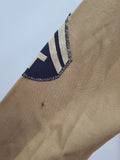 AS-IS Women's Khaki Wool Blouse <br> (39" Bust)
