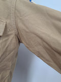 AS-IS Women's Khaki Wool Blouse <br> (39" Bust)