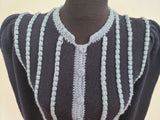 German Dark Blue Knit Sweater (Medium)