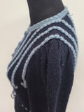 German Dark Blue Knit Sweater (Medium)