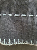 German Dark Blue Knit Sweater (Medium)