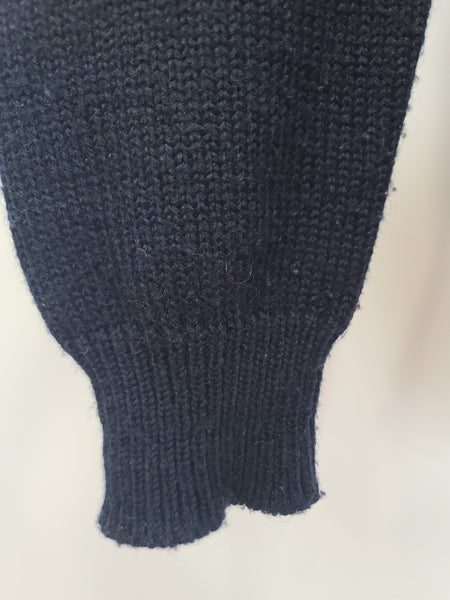 German Dark Blue Knit Sweater (Medium)