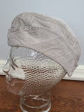 WAVES Seersucker Garrison Cap (Size 22)
