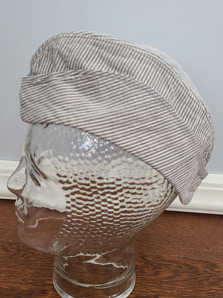 WAVES Seersucker Garrison Cap (Size 22)