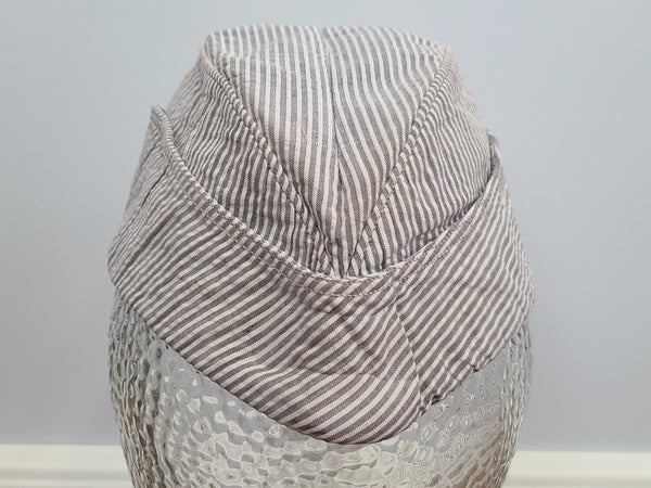 WAVES Seersucker Garrison Cap (Size 22)