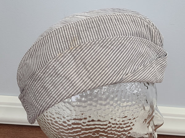 WAVES Seersucker Garrison Cap (Size 22)