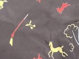 German Forest Animal / Hunting Novelty Print Scarf