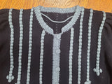 German Dark Blue Knit Sweater (Medium)