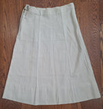 Beige Army Nurse Skirt <br> (W-28" H-36")
